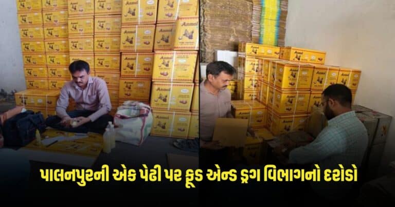 Banaskantha Breaking : પાલનપુરની એક પેઢી પર ફૂડ એન્ડ ડ્રગ વિભાગનો દરોડો, સીઝ કરી આ વસ્તુ