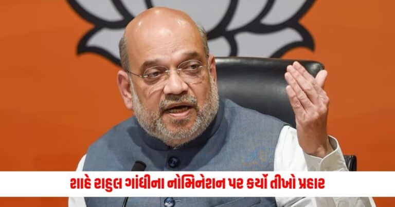 Lok Sabha Election 2024: શાહે રાહુલ ગાંધીના નોમિનેશન પર કર્યો તીખો પ્રહાર, કહ્યું- 21મીએ 'રાહુલ્યાન'નું....